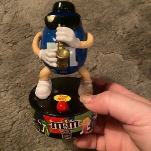M&M'S Blue Saxophone Player Figurine